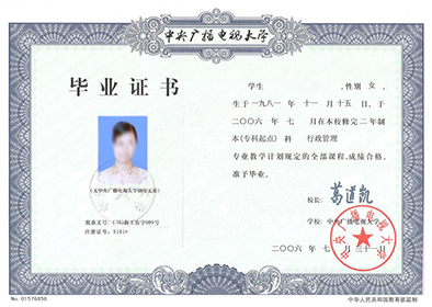 电大和开放大学毕业证都有